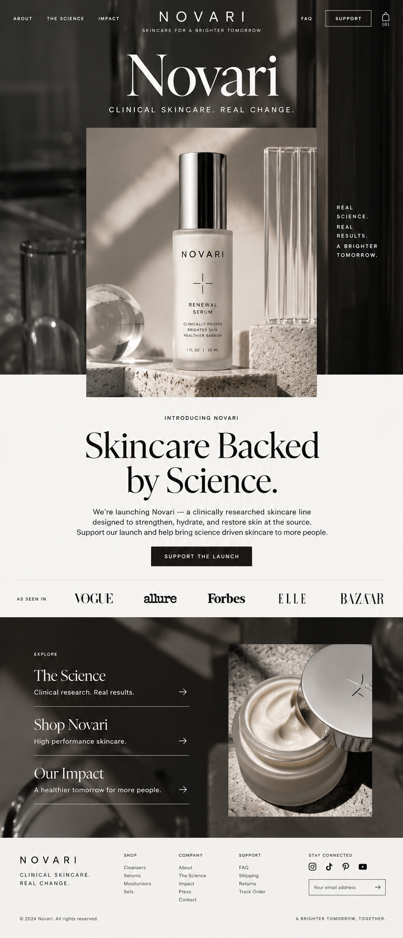 Novari Website Design