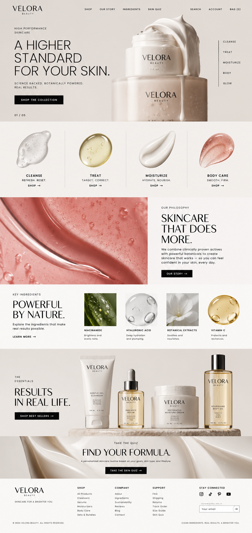 Velora Website Design